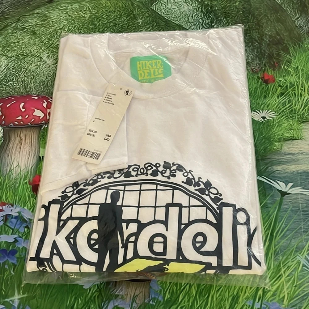 Hikerdelic Global Long Sleeve Tee, White, L, NWT - Picture 5 of 7